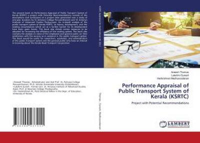 Performance Appraisal of Public Transport System of Kerala (KSRTC)