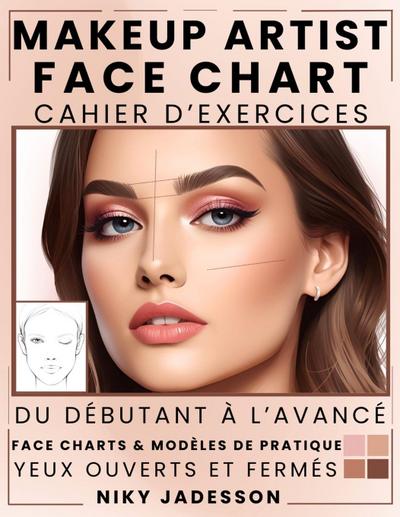 Makeup Artist Face Chart Cahier d’exercices