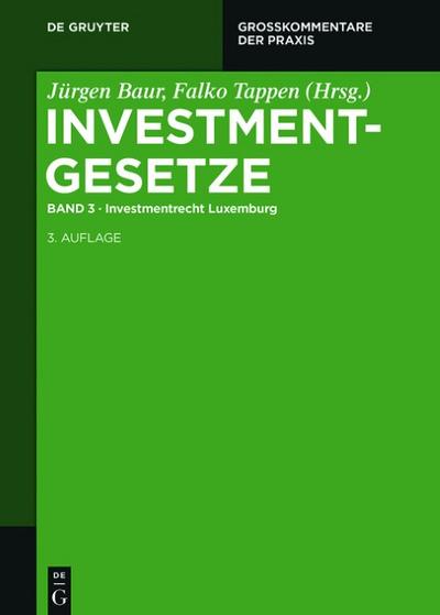 Investmentgesetze 3