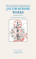 Werke. Die Morgenröte im Aufgang / De Signatura Rerum