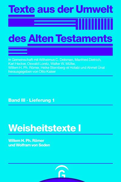 Weisheitstexte I