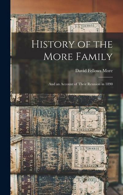 History of the More Family