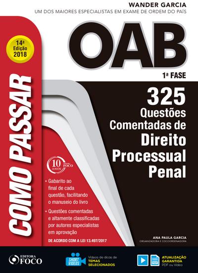 Como passar na OAB 1ª Fase: direito processual penal