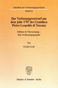 Der Verfassungsentwurf aus dem Jahr 1787 des Grand