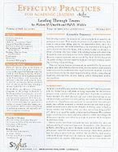 Leading Through Teams