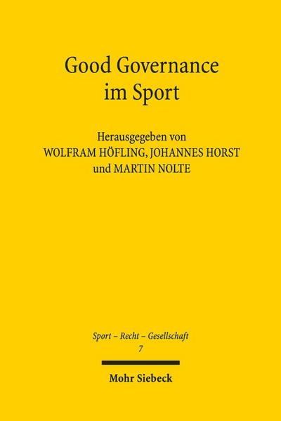Good Governance im Sport