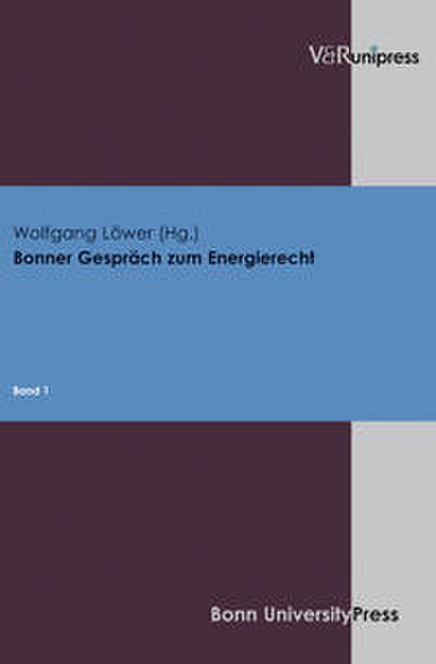 Bonner Gespräch zum Energierecht 1