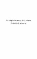 Sociologie des arts et de la culture