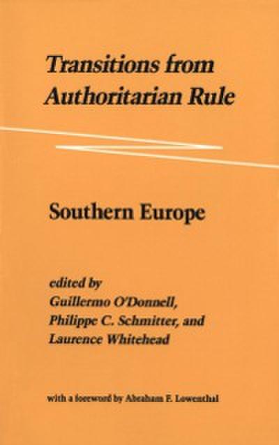 Transitions from Authoritarian Rule