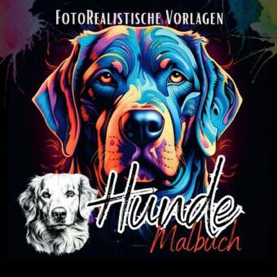 Hunde Malbuch "Fotorealistisch".