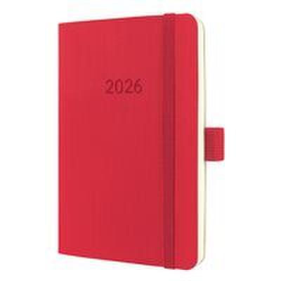 Wochenkalender Conceptum 2026, ca. A6, rot
