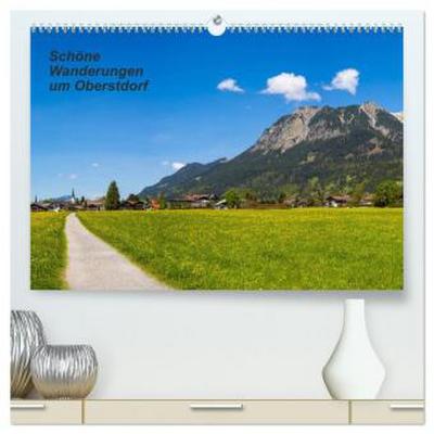 Schöne Wanderungen um Oberstdorf (hochwertiger Premium Wandkalender 2026 DIN A2 quer), Kunstdruck in Hochglanz