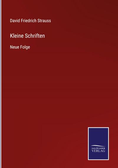 Kleine Schriften