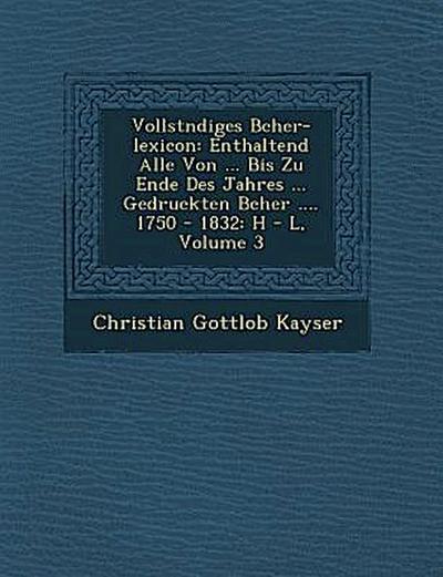 Vollst&#65533;ndiges B&#65533;cher-lexicon