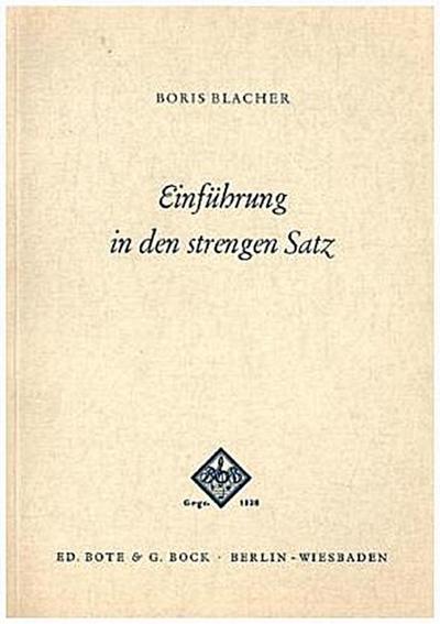 Einführung in den strengen Satz