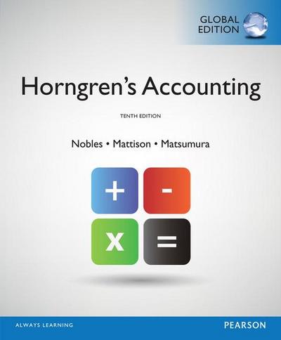 Horngren’s Accounting, Global Edition
