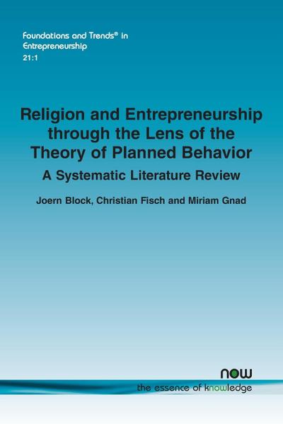 Religion and Entrepreneurship through the Lens of the Theory of Planned Behavior