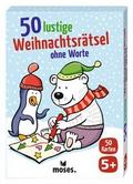 50 lustige Weihnachtsrätsel ohne Worte