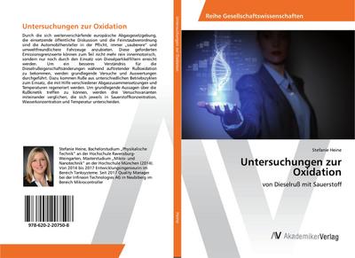 Untersuchungen zur Oxidation