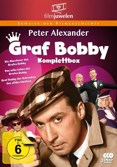 Peter Alexander: Graf Bobby Komplettbox - Die komplette Filmtrilogie DVD-Box