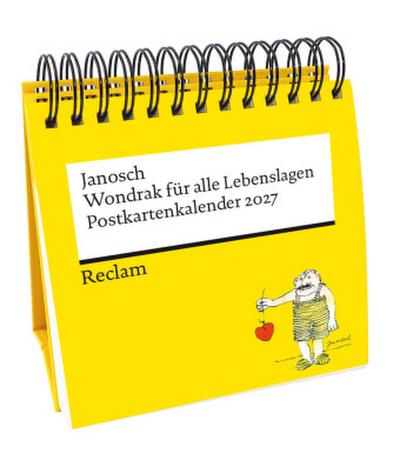 Wondrak für alle Lebenslagen. Postkartenkalender 2027