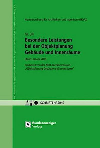 Besondere Leistungen bei der Objektplanung Gebäude und Innenräume