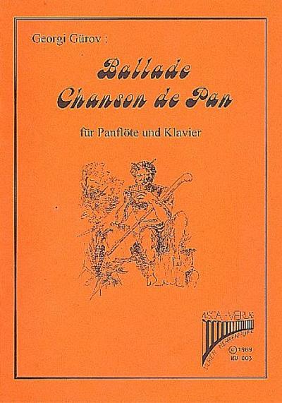 Ballade  und  Chanson de Pan (+CD)für Panflöte und Klavier
