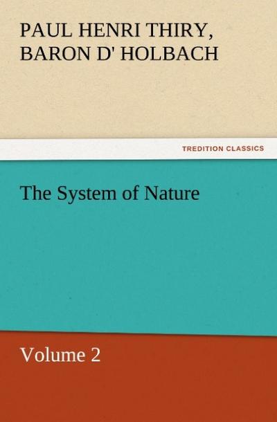 The System of Nature, Volume 2