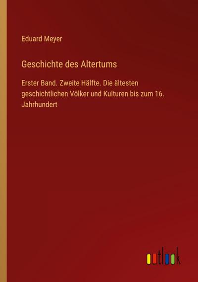 Geschichte des Altertums