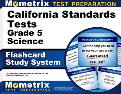 California Standards Tests Grade 5 Science Flashcard Study System