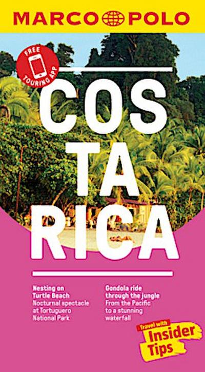 Costa Rica Marco Polo Pocket Travel Guide - with pull out map