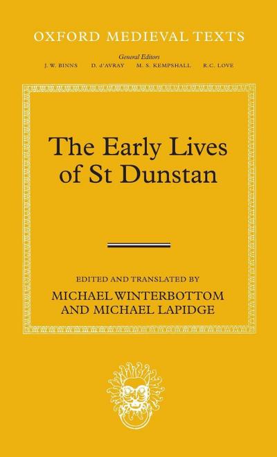Early Lives of St Dunstan
