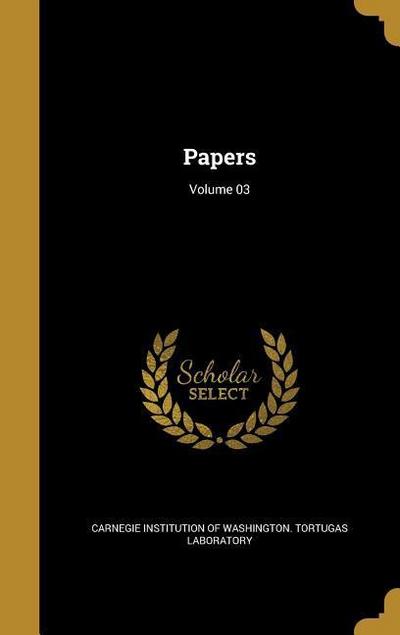 PAPERS VOLUME 03