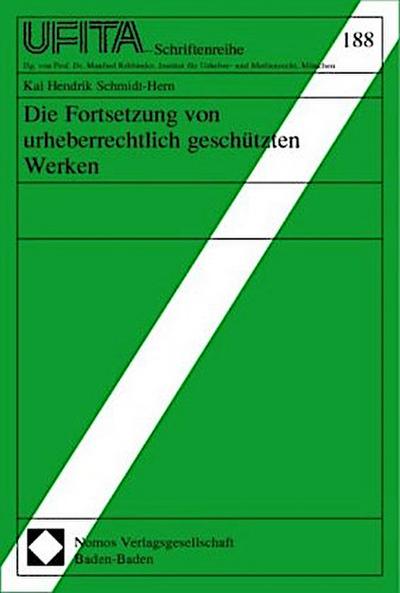 Die Fortsetzung von urheberrechtlich geschützten Werken