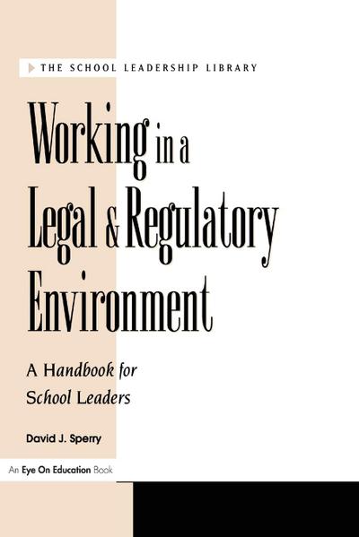 Working in a Legal & Regulatory Environment
