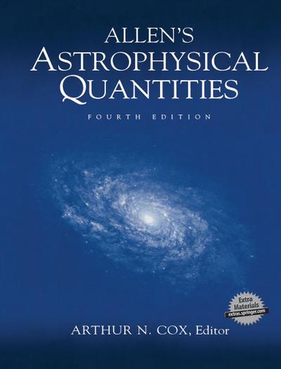 Allen’s Astrophysical Quantities