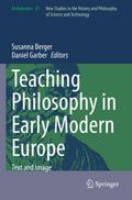 Teaching Philosophy in Early Modern Europe