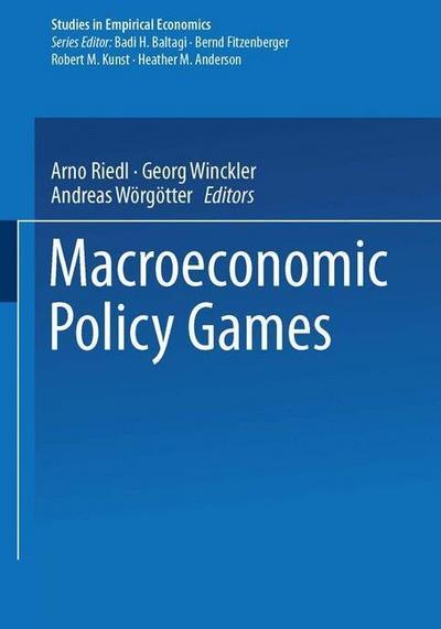 Macroeconomic Policy Games