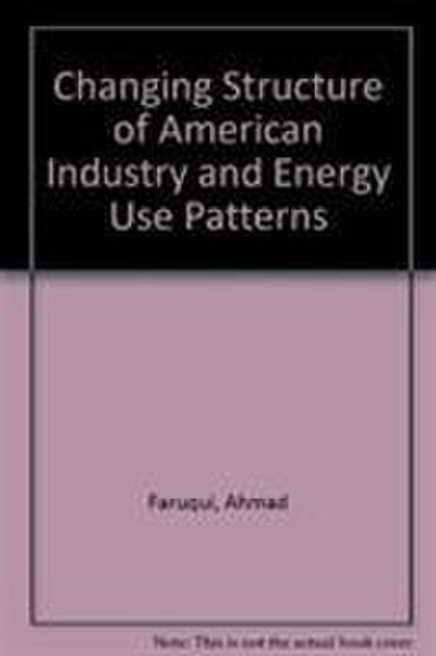The Changing Structure of American Industry and Energy Use Patterns
