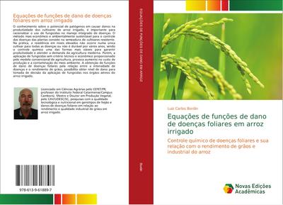 Equações de funções de dano de doenças foliares em arroz irrigado