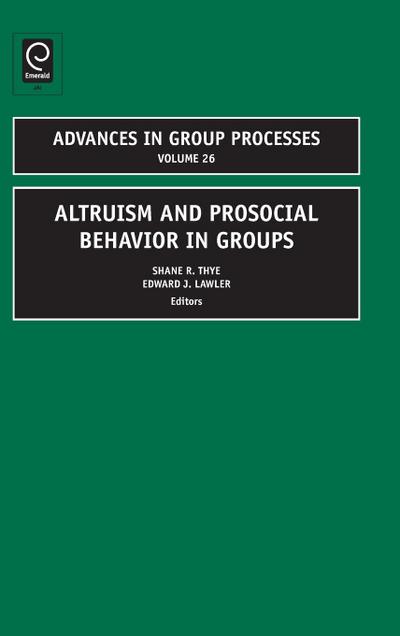 Altruism and Prosocial Behavior in Groups