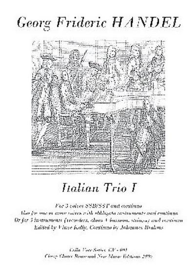 Italian Trio no.1for 3 voices (SSB/SST) or instruments and Bc