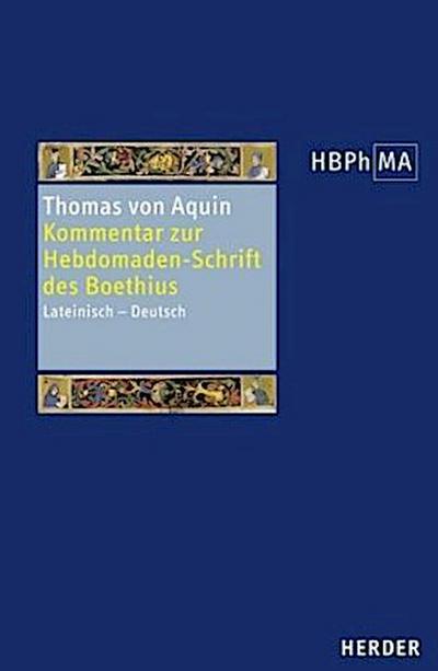 Herders Bibliothek der Philosophie des Mittelalters (HBPhMA) Herders Bibliothek der Philosophie des Mittelalters 1. Serie