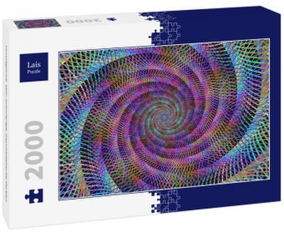 Lais Puzzle Unmögliche, sehr schwierige, psychedelische Farben 2000 Teile