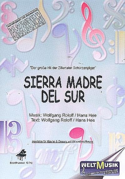 Sierra madre del surfür Gesang und Klavier