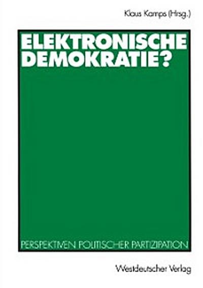 Elektronische Demokratie?