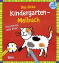 Das dicke Kindergarten-Malbuch: Erste Reime, erste Bilder