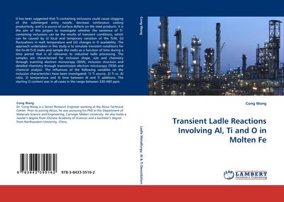 Transient Ladle Reactions Involving Al, Ti and O in Molten Fe