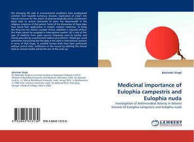 Medicinal importance of Eulophia campestris and Eulophia nuda