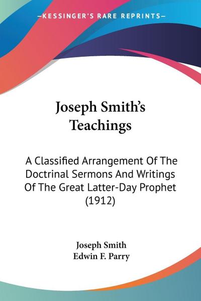 Joseph Smith’s Teachings